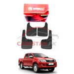 Toyota Hilux Vigo Mud Flaps Splash Guards Black 4 Pc