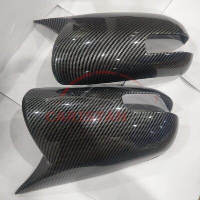Toyota Passo Batman Style Side Mirror Cover Carbon Fiber 2003-09 1
