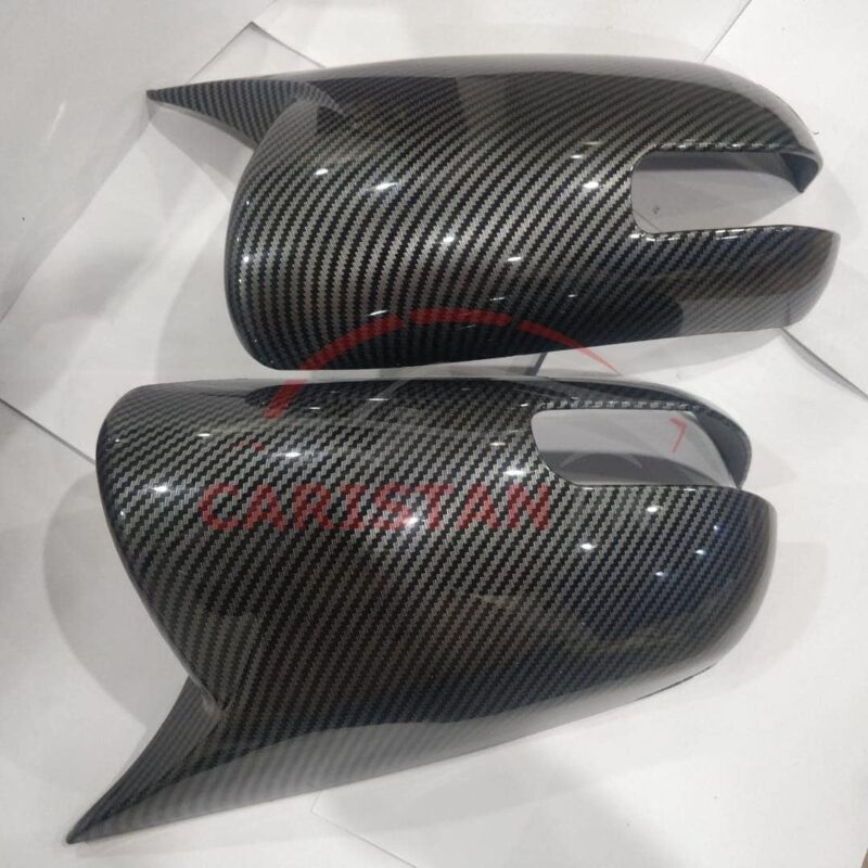 Toyota Passo Batman Style Side Mirror Cover Carbon Fiber 2003-09 1