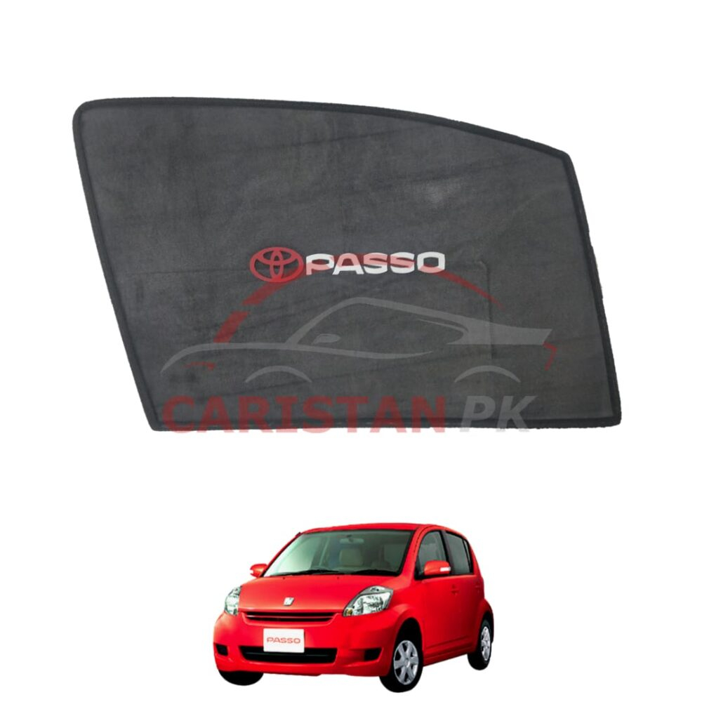 Toyota Passo Sunshades With Logo 2003-09