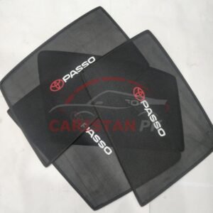Toyota Passo Sunshades With Logo 2011-16 1