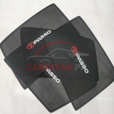 Toyota Passo Sunshades With Logo 2011-16 1