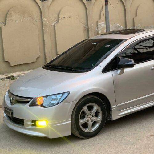 Unpainted Honda Civic Reborn High-Grade Fiber Glass Body Kit 2 Pc 3