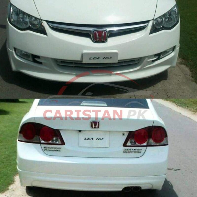 Unpainted Honda Civic Reborn High-Grade Fiber Glass Body Kit 4 Pc Unpainted Honda Civic Reborn High-Grade Fiber Glass Body Kit 4 Pc