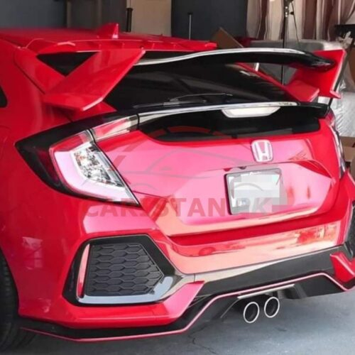 Unpainted Honda Civic Type R Spoiler ABS Plastic 2016-21 1