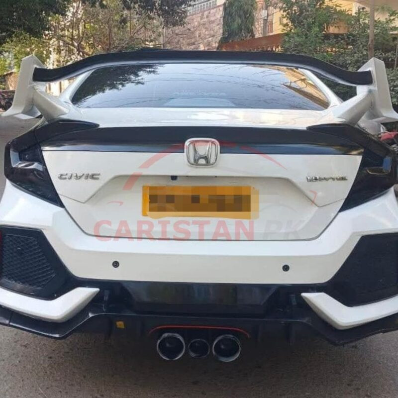 Unpainted Honda Civic Type R Spoiler ABS Plastic 2016-21 3