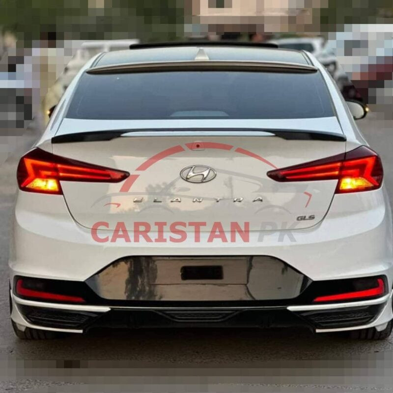 Unpainted Hyundai Elantra ABS Plastic Trunk Spoiler Design A 1