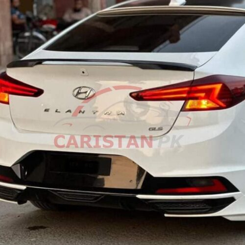 Unpainted Hyundai Elantra ABS Plastic Trunk Spoiler Design A 2