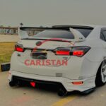 Unpainted Toyota Corolla Fiber Glass Premium Sports Kit 2 Pc 2017-21 3