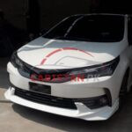 Unpainted Toyota Corolla Fiber Glass Premium Sports Kit 4 Pc 2017-21 6