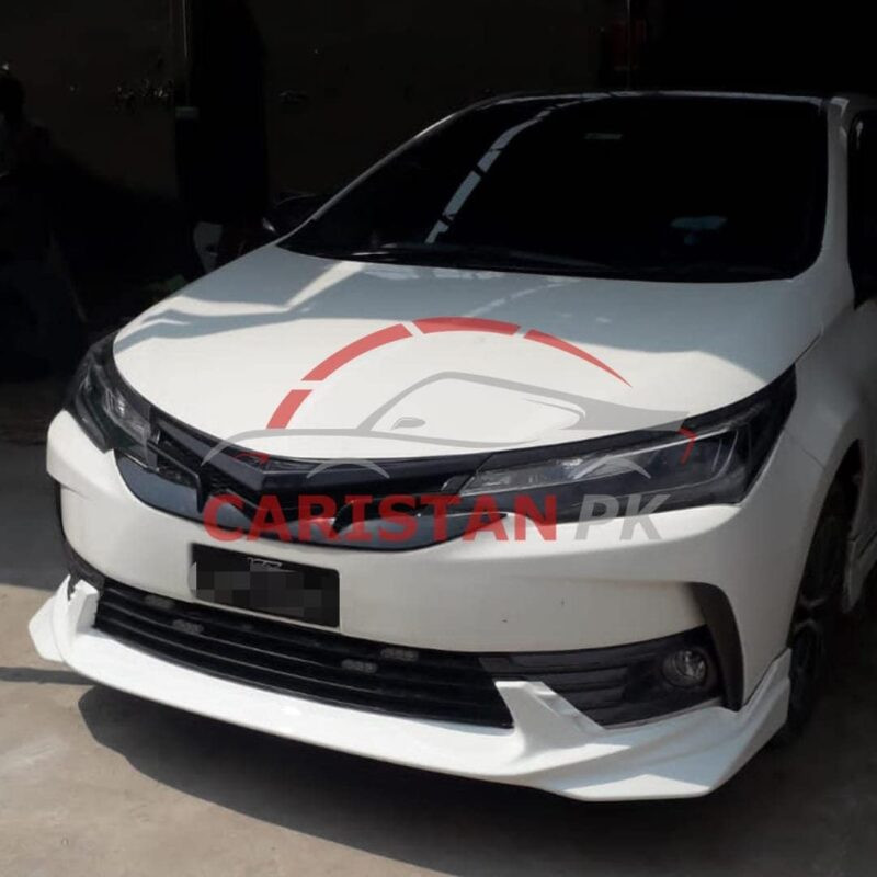 Unpainted Toyota Corolla Fiber Glass Premium Sports Kit 4 Pc 2017-21 6