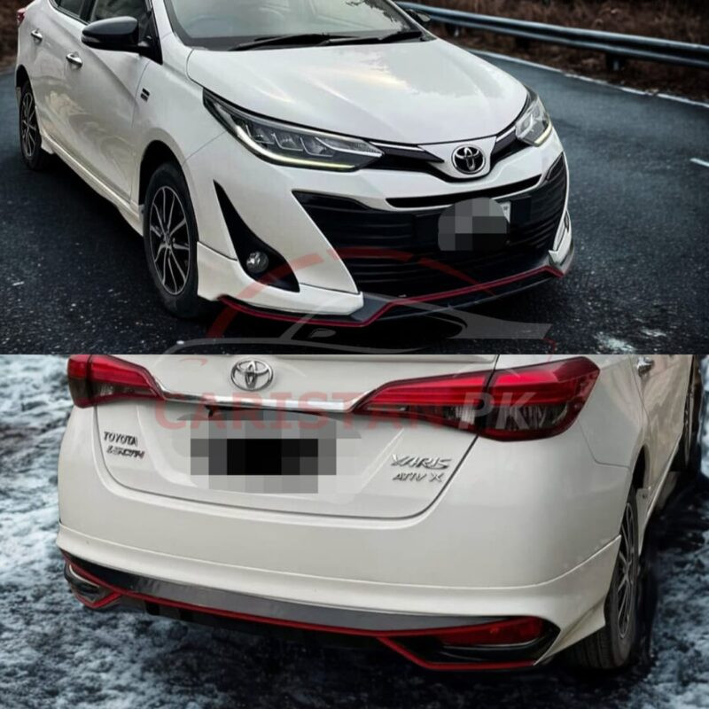 Unpainted Toyota Yaris ABS Plastic Body Kit Unpainted Toyota Yaris ABS Plastic Body Kit
