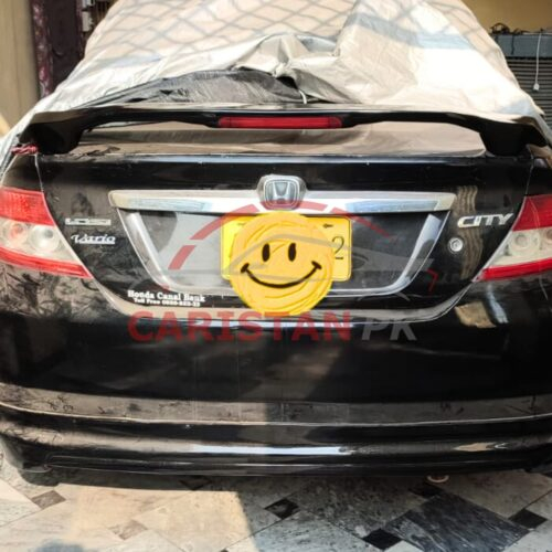 Unpainted Universal Sedan Trunk Spoiler With LED Light Design B 1