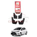 Toyota Vitz Mud Flaps Splash Guards Black 2017-23