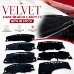 Premium Velvet Dashboard Carpets Available For Most Cars 2