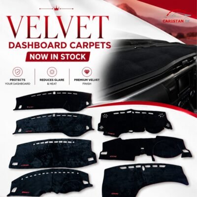 Premium Velvet Dashboard Carpets Available For Most Cars 2
