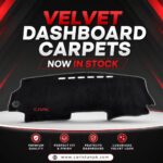 Premium Velvet Dashboard Carpets Available For Most Cars 7