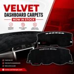 Premium Velvet Dashboard Carpets Available For Most Cars 6