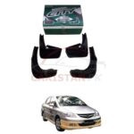 Honda City Mud Flaps Splash Guards Black 2007-08 Honda City Mud Flaps Splash Guards Black 2007-08