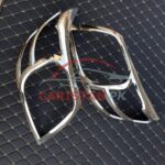 Toyota Hilux Vigo Headlight Backlight Chrome Cover Set 2012-15 1