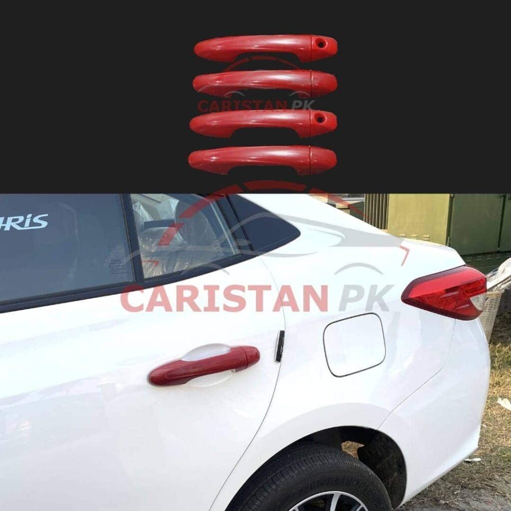 Toyota Corolla Door Handle Cover Red 2014-24 Toyota Corolla Door Handle Cover Red 2014-24