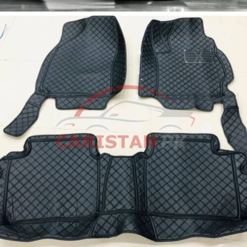 Toyota Corolla 7D Floor Mats Full Black 2014-24 Model 1