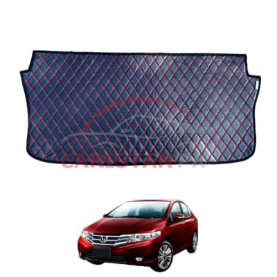 Honda City 7D Trunk Protection Mat Black With Red Stitch 2009-21