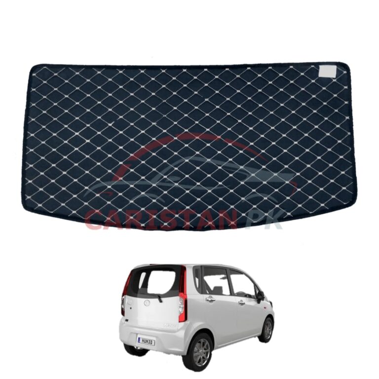 Daihatsu Move 7D Trunk Protection Mat Black With Beige Stitch 2009-14