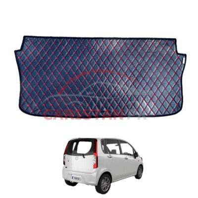 Daihatsu Move 7D Trunk Protection Mat Black With Red Stitch 2009-14