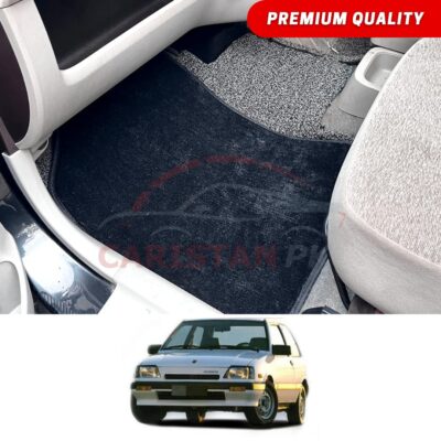 Suzuki Khyber Premium Carpet Floor Mats Black Grey
