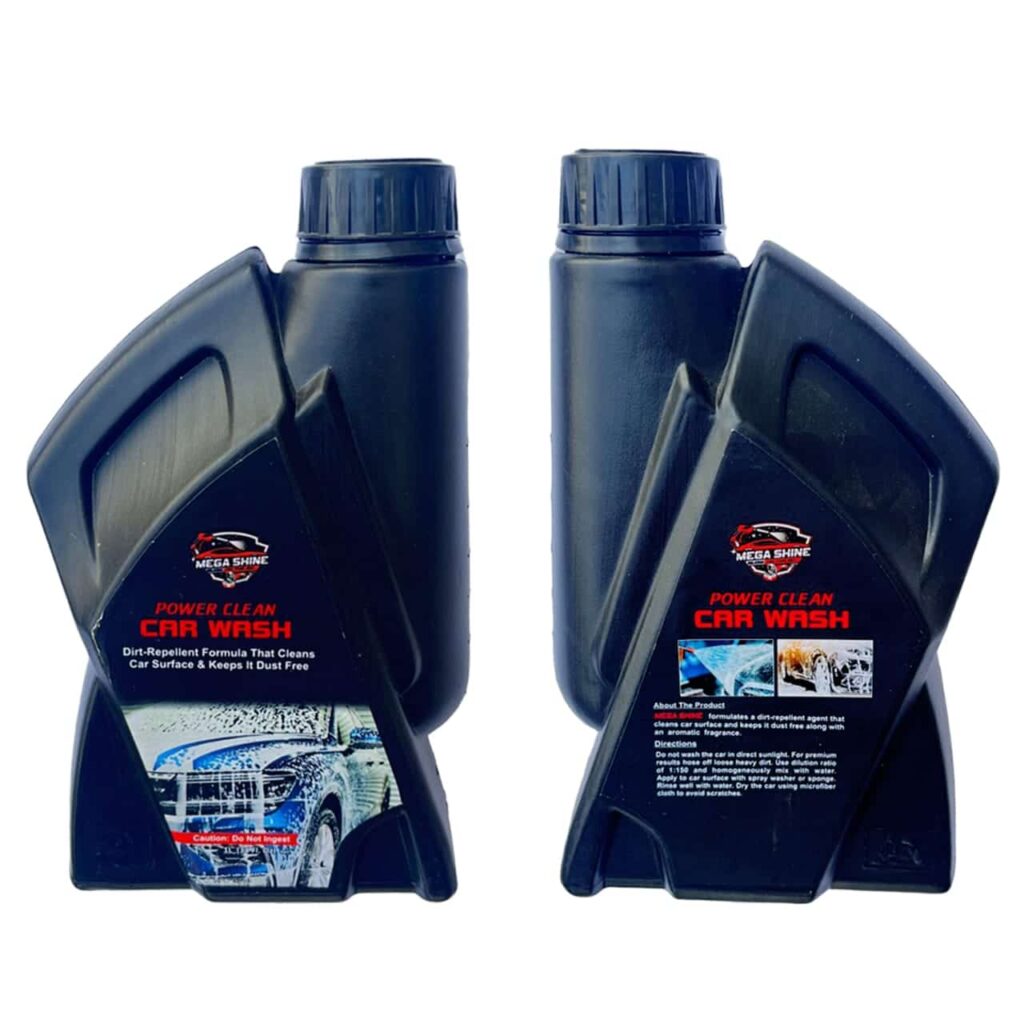 Mega Shine Power Clean Car Wash Shampoo 1L 1