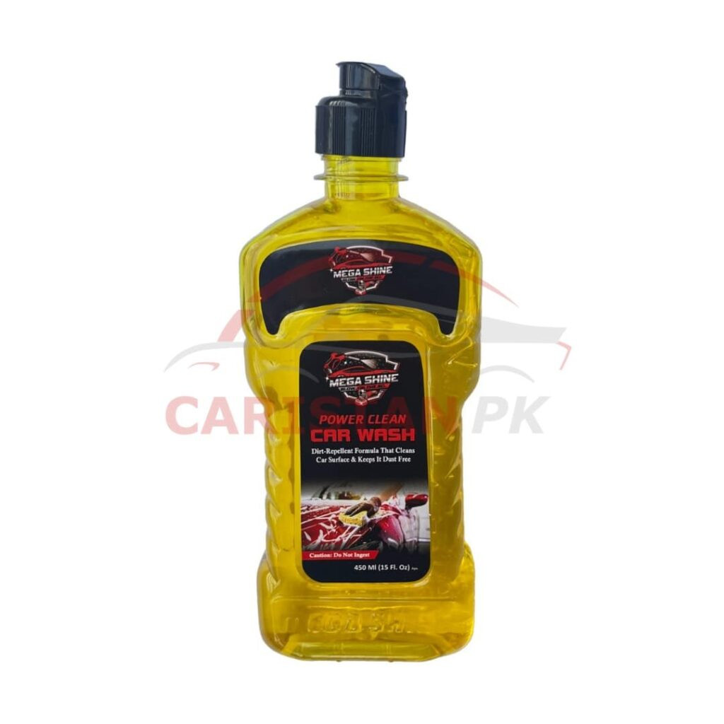 Mega Shine Power Clean Car Wash Shampoo 450ML1 Mega Shine Power Clean Car Wash Shampoo 450ML1