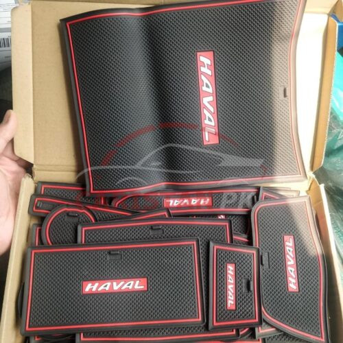 Haval H6 PVC Non-Slip Interior Protection Mats Red 1