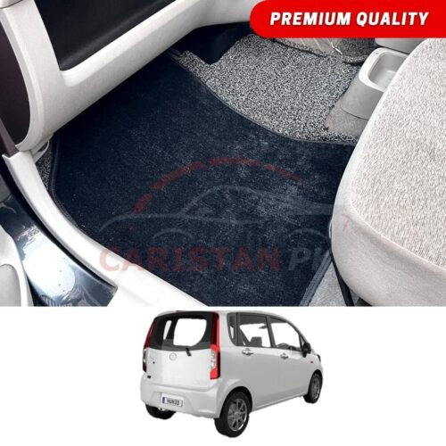 Daihatsu Move Premium Carpet Floor Mats Black Grey 2009-14