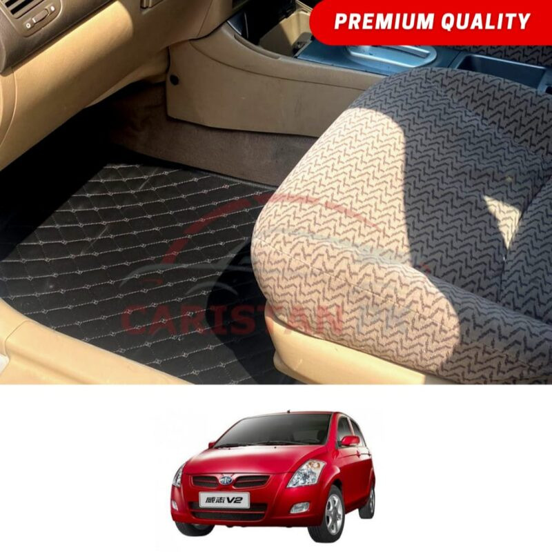 FAW V2 Flat Style 7D Floor Mats Black FAW V2 Flat Style 7D Floor Mats Black