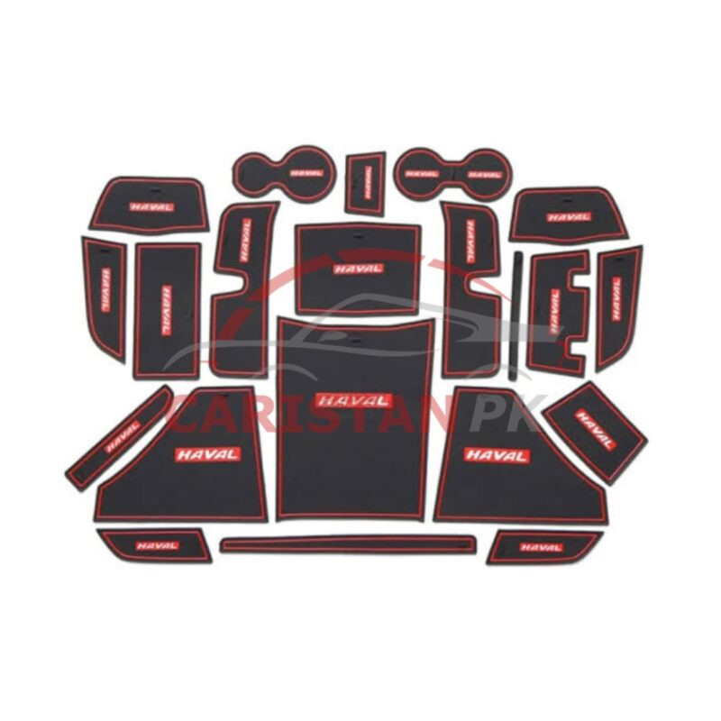 Haval Jolion PVC Non-Slip Interior Protection Mats Red Haval Jolion PVC Non-Slip Interior Protection Mats Red