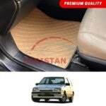 Suzuki Khyber Flat Style 7D Floor Mats Beige Stitch