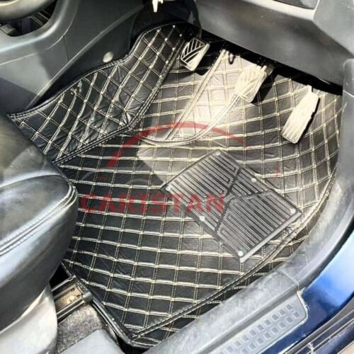 Suzuki Swift 7D Floor Mats Black With Beige Stitch 2022 Model & Onwards