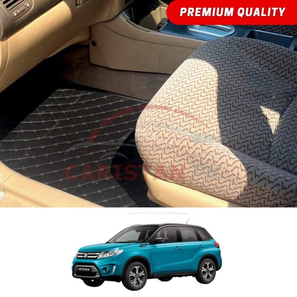 Suzuki Vitara Flat Style 7D Floor Mats Black