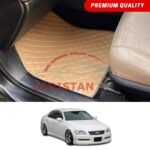 Toyota Mark X Flat Style 7D Floor Mats Beige Stitch 2004-10