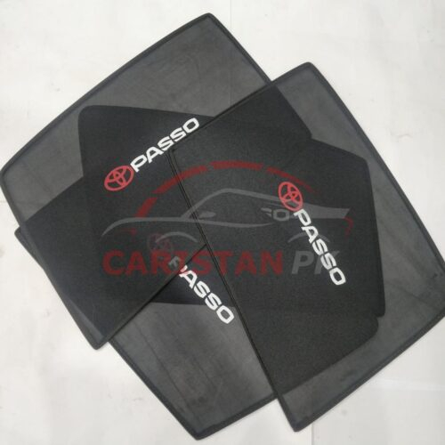 Toyota Passo Sunshades With Logo 2017-23 1