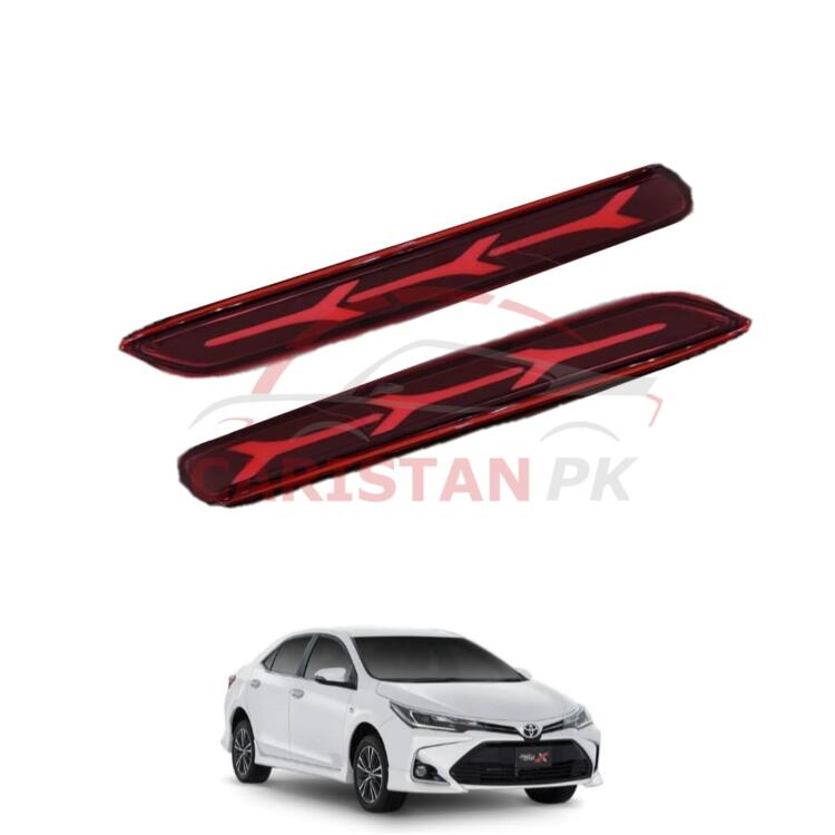 Toyota Corolla X Rear Bumper Reflector Light Design C