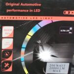 Mega Shine Super Bright 200 Watts LED Light H4 H11 9005 3