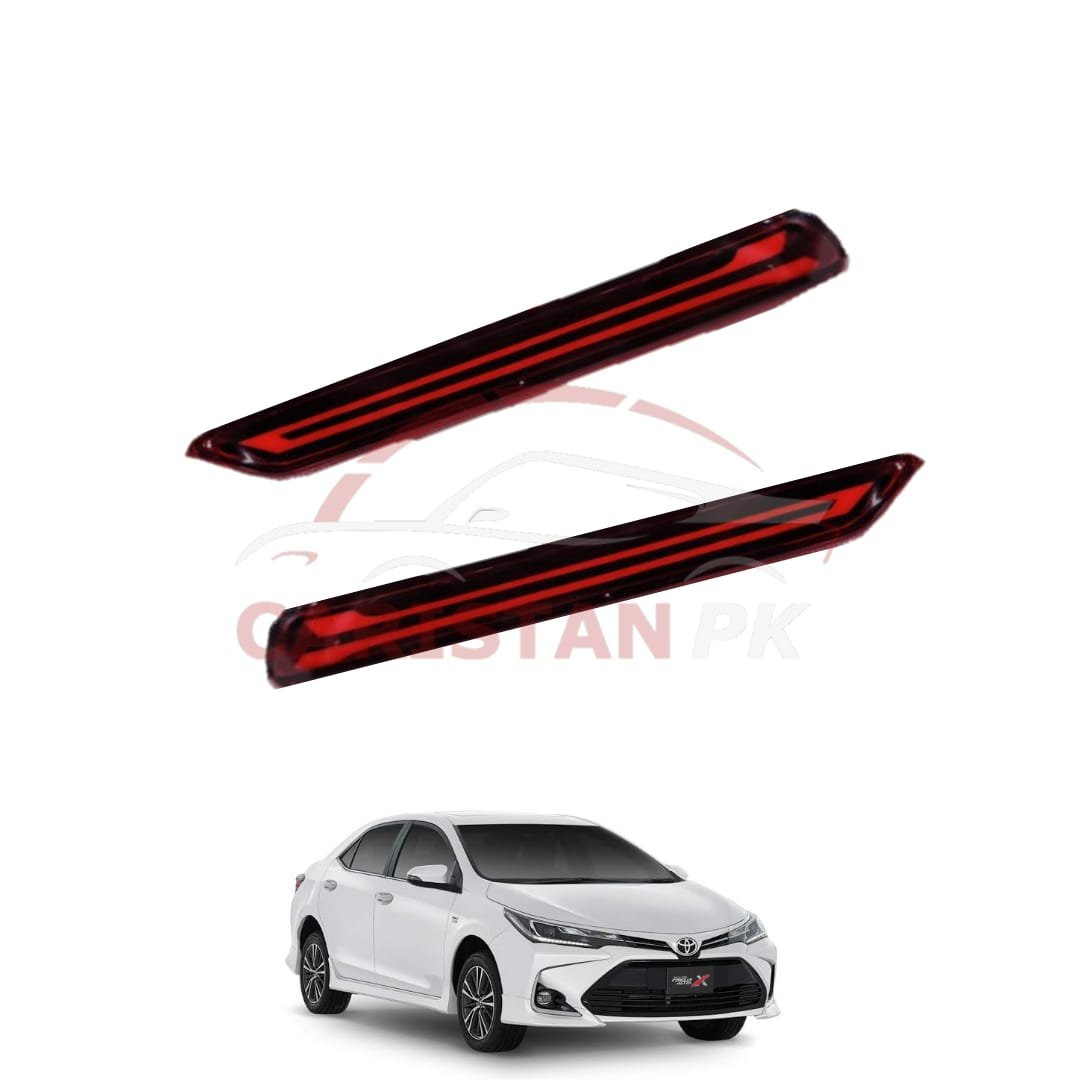 Toyota Corolla X Rear Bumper Reflector Light Design A 1 Toyota Corolla X Rear Bumper Reflector Light Design A 1