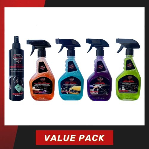 Mega Shine 5 In 1 Car Care Value Pack