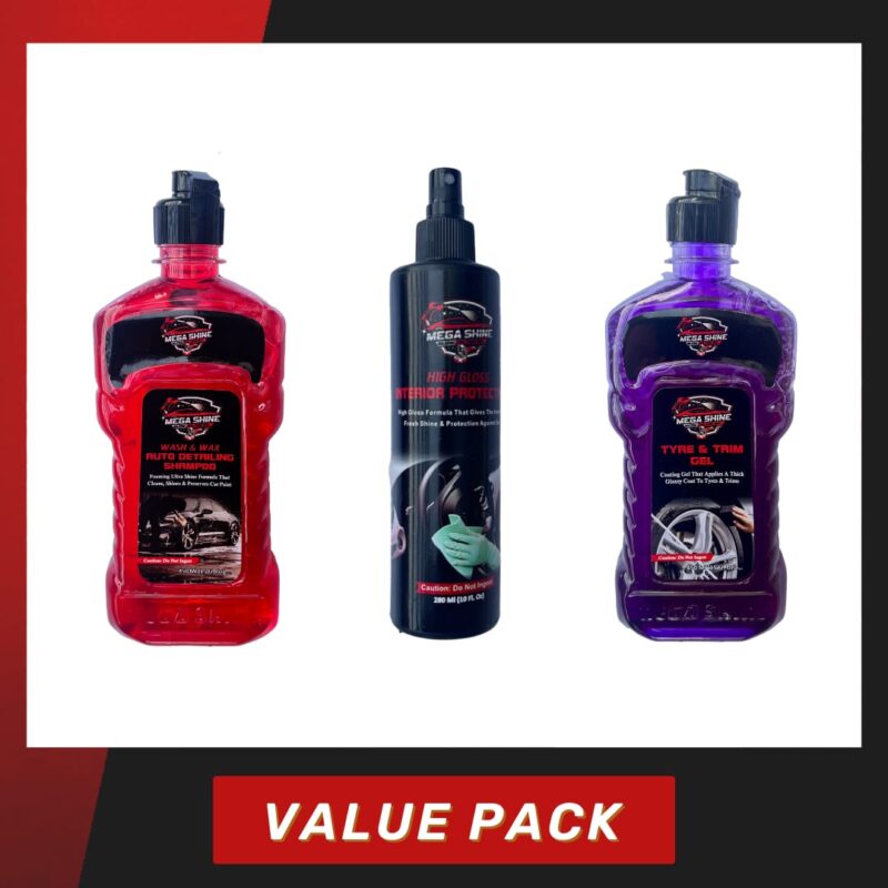 Mega Shine Exterior Care & Shine Value Pack Mega Shine Exterior Care & Shine Value Pack Mega Shine Exterior Care & Shine Value Pack