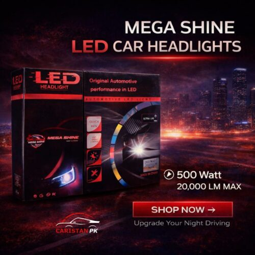 Mega Shine Super Bright 500 Watts LED Light H4 H11 9005