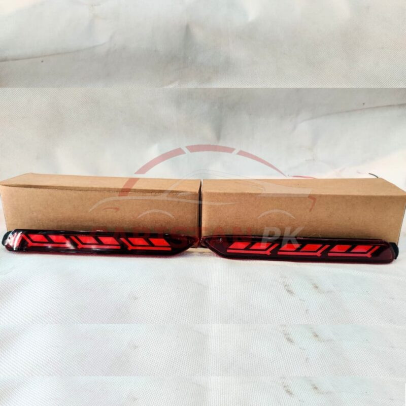 Toyota Corolla X Rear Bumper Reflector Light Mustang Style 1