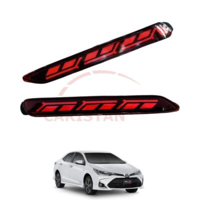Toyota Corolla X Rear Bumper Reflector Light Mustang Style