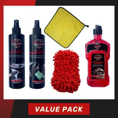 Mega Shine Interior Exterior Shine Value Pack